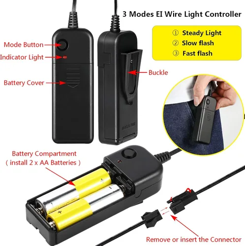 Vista 3 de Paquete de 2 máscaras de Purga de Halloween, máscara de luz LED, máscara de miedo para hombres, niños, cosplay, Halloween, fiestas de máscaras