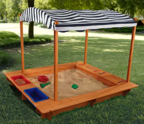Vista 3 de Caja de arena con dosel