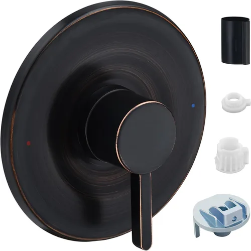 Vista 11 de Kit de molduras de ducha y bañera, compatible con válvula Moen Posi-Temp, cromado