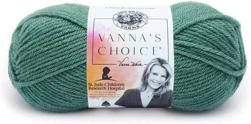 Vista 30 de Lion Brand Yarn (1 madeja) Hilo Vanna's Choice, mármol gris
