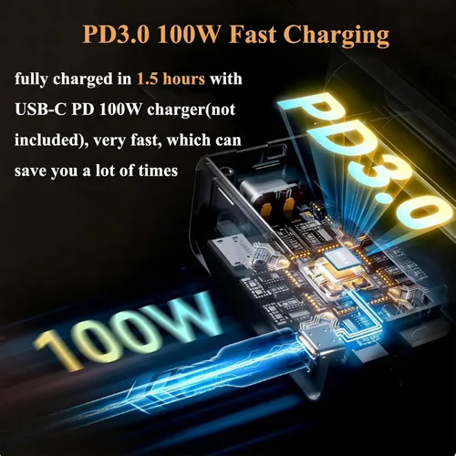 Vista 10 de ZGCINE V Mount Battery V99 Pro Airline-Safe 1.5H Carga completa con PD100W