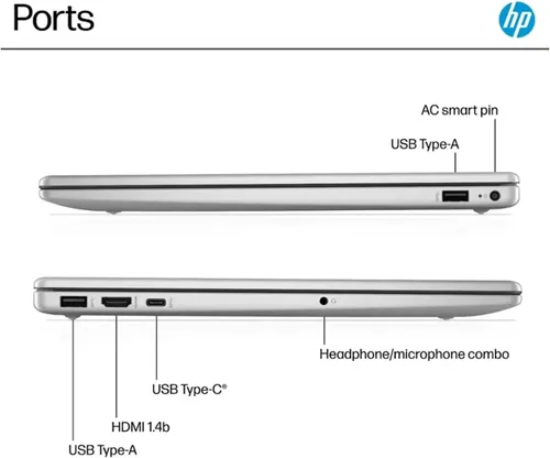 Vista 8 de HP Ultrabook Laptop FHD de 15.6 pulgadas para negocios y académicos, potente Intel Core i7-1255U hasta 4.7 GHz, 24 GB de RAM, almacenamiento de 1 TB