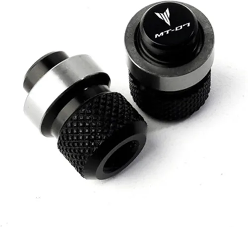 Vista 6 de Soporte lateral para motocicleta, ampliación, tapones de aire para válvula de neumático para Yamaha FZ07 FZ 07 MT07 MT 07 MT-07 MT-07 2014 2023 Rojo