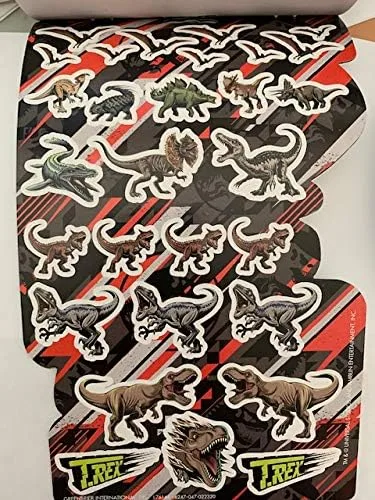 Vista 3 de Jurassic World - Colección de calcomanías - Incluye más de 150 calcomanías - 4 hojas