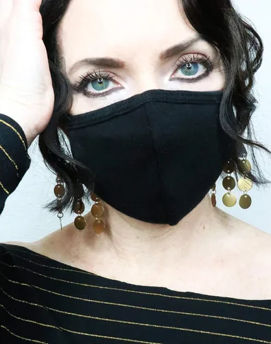 Vista 2 de City Threads Made in USA Cotton Protective Mask