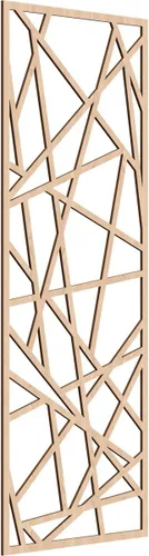 Vista 170 de Conway Paneles de pared decorativos de madera con calado, 9 3/8 pulgadas de ancho x 24 3/8 pulgadas de alto x 1/4 de alto, aliso