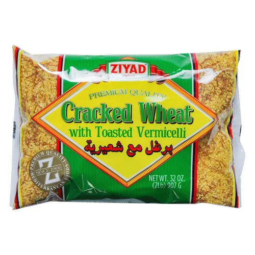 Vista 10 de Ziyad Burghul rojo, relleno de pan perfecto para pan rallado, avena, tabuli, kibeh, curries! 16 onzas