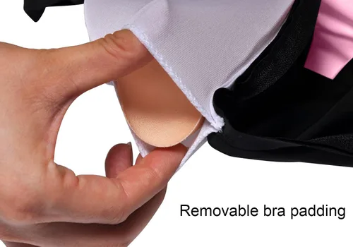 Vista 5 de BELLOO Traje de baño para mujer, de una pieza, de manga corta, protección solar