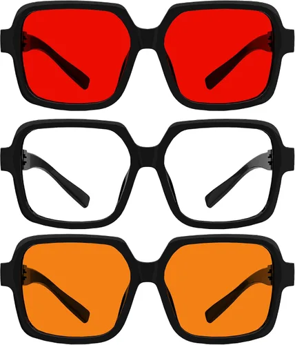 Vista 238 de Eyekepper Gafas de luz azul para hombre y mujer, paquete de 6 lentes Pilot Paquete de 6 color mezclado