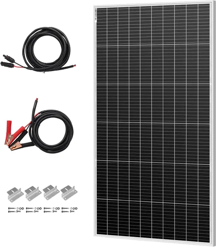 Vista 15 de DOKIO - Panel solar de 400 W, monocristalino de 31 V, para sistemas fuera de la red de 24 V
