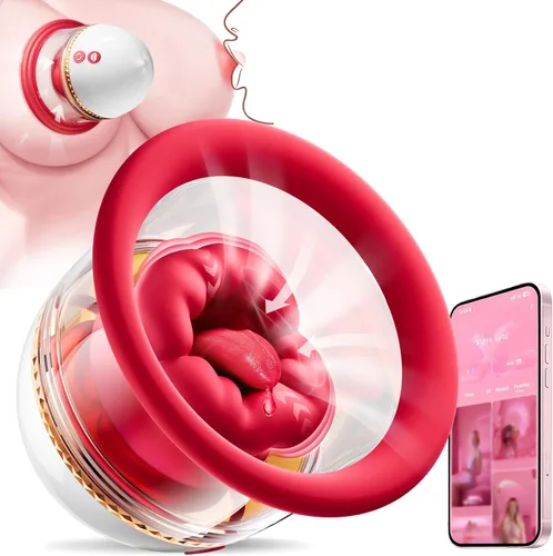 Vista 7 de Juguetes para pezones, juguete sexual, vibrador de succión – AI Sync Juguetes para pezones con 9 modos de vibración y 3 modos de succión, vibradores