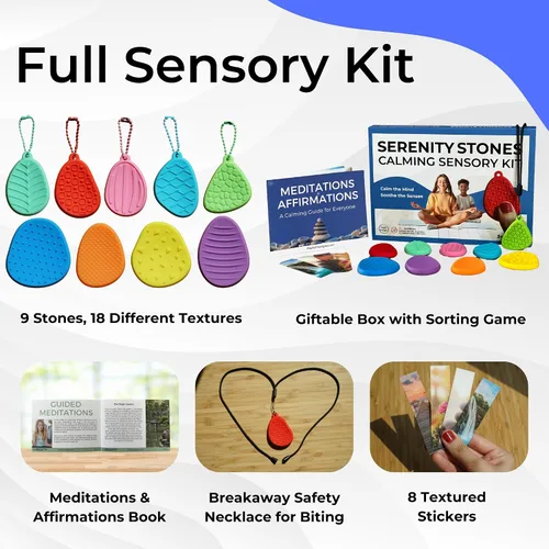 Vista 9 de 9 masticables para niños, juguetes sensoriales masticables para niños autistas, juguetes masticables para niños sensoriales con productos