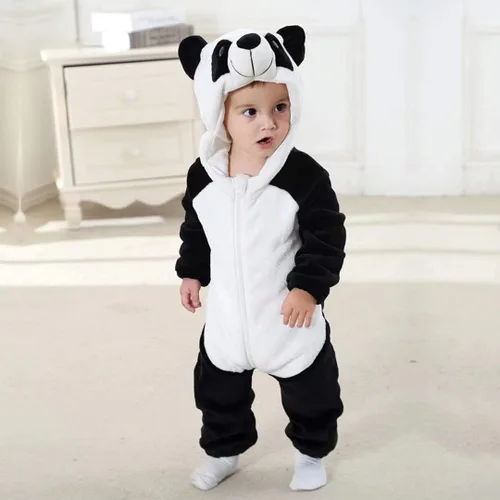 Vista 4 de Disfraz de animal para bebé, traje unisex para niños pequeños, disfraz de Halloween