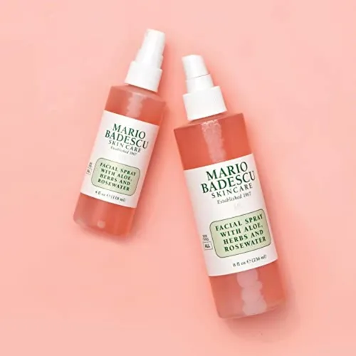 Vista 6 de Mario Badescu Espray facial con aloe, hierbas y agua de rosas para todo tipo de piel, bruma facial que hidrata, rejuvenece y aclara