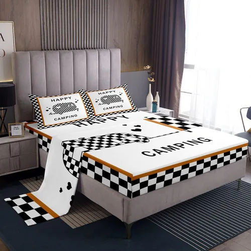 Vista 46 de Feelyou Juego de ropa de cama con alfabeto 3D, juego de sábanas coloridas del alfabeto inglés para niños y adultos, sábanas de dibujos animados