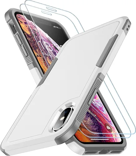 Vista 12 de SPIDERCASE Funda para iPhone Xs Max, [Protección contra Caídas de Grado Militar de 10 FT] [Antideslizante]