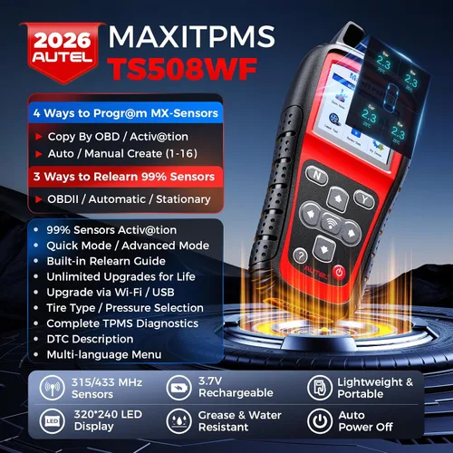 Vista 2 de Autel TS601 MaxiTPMS TPMS Herramienta profesional con OBD ll