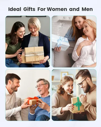Vista 9 de COMFIER OMFIER - Regalos para el Día de la Madre para mujeres, mamá, masajeador eléctrico de manos más grande actualizado con calor y compresión