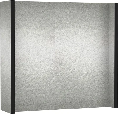 Vista 54 de EverPanel - Kit de pared modular de 7 x 7 pies, color azul oscuro SoundSorb con ribete negro, divisor de habitación, paneles de pared entrelazados