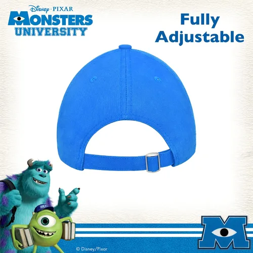 Vista 3 de Disney Pixar Monsters Inc Monsters University Gorra de béisbol ajustable color azul Azul