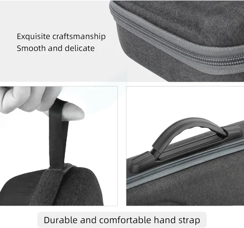 Vista 7 de Action 3 Funda para DJI Osmo Action 3 Cámara Bolsa Accesorios Cubierta Protectora para Varilla de Extensión Baterías Adaptador Base Tornillos Cordón