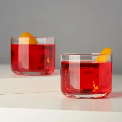 Vista 6 de Viski Raye Crystal Negroni - Vasos de cóctel Lowball de alta calidad, vasos de 8 onzas, juego de 2