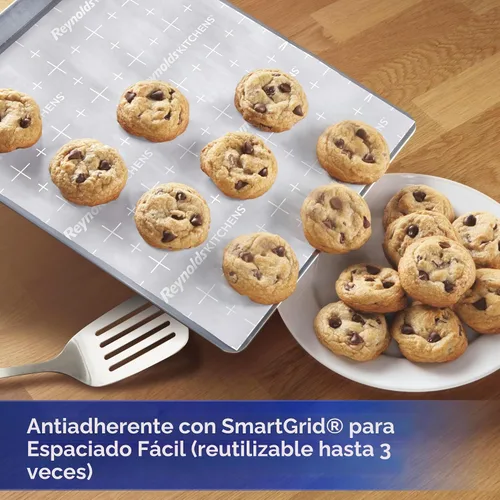Vista 6 de Reynolds Kitchens - Rollo de papel encerado con SmartGrid, 45 pies cuadrados