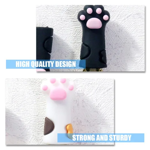 Vista 4 de 8 fundas protectoras para pinzas de gato, lindas fundas protectoras para cutículas de animales, para pinzas de pinza de uñas, etc