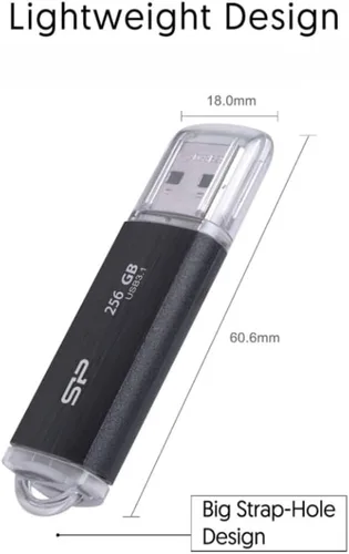 Vista 3 de Silicon Power 128 GB Blaze B02 128 GB USB 3.0 Negro unidad flash USB