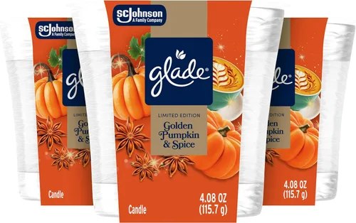 Vista 8 de Glade Vela en frasco, pan de jengibre acogedor, 4.08oz., 3