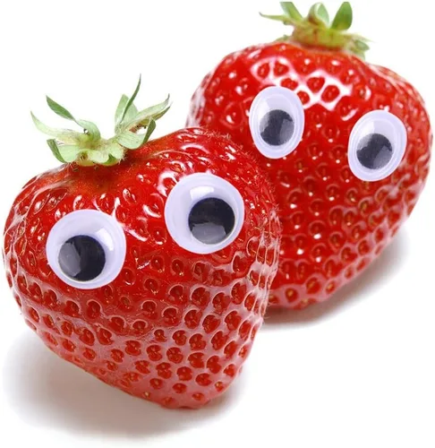 Vista 4 de KUUQA 500 piezas mixtas Wiggle Googly Eyes autoadhesivas Googly Eyes DIY Scrapbooking Crafts