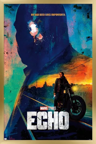 Vista 14 de Trends International Marvel Echo - Póster de pared de una hoja, 22.4 pulgadas de largo x 14.7 pulgadas, versión enmarcada de madera de granero