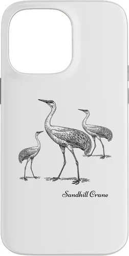 Vista 21 de Sandhill Crane Bird Ornithology Case for iPhone 17