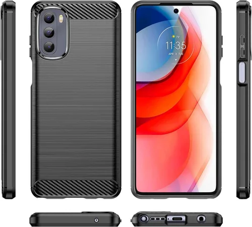 Vista 2 de Funda para teléfono Motorola Moto G Stylus 2022 4G, a prueba de golpes, resistente a los arañazos, TPU suave, para Moto G Stylus 2022 4G, color negro
