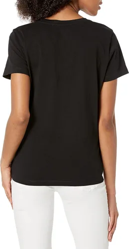 Vista 4 de The Drop Camiseta Courtney de manga corta con cuello redondo para mujer