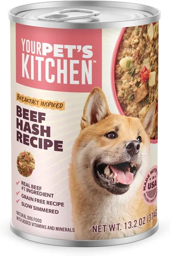 Vista 13 de YOUR PET'S KITCHEN - Mocasines de carne de res, verduras y cebada, 13.2 onzas (paquete de 6)