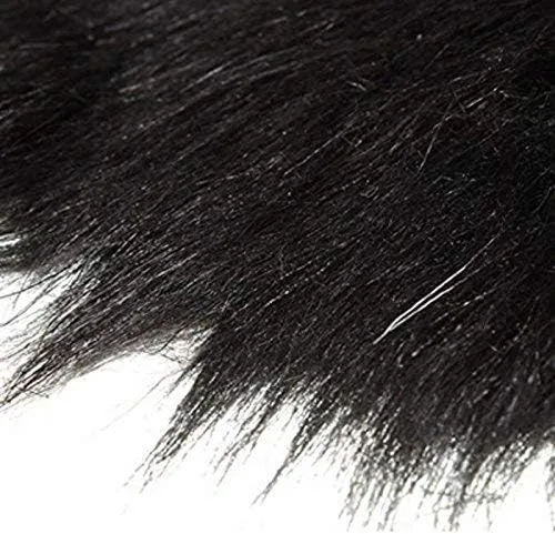 Vista 2 de VIGUEUR 7 bigotes autoadhesivos, barba falsa para fiesta de máscaras, color negro, Negro, Estándar