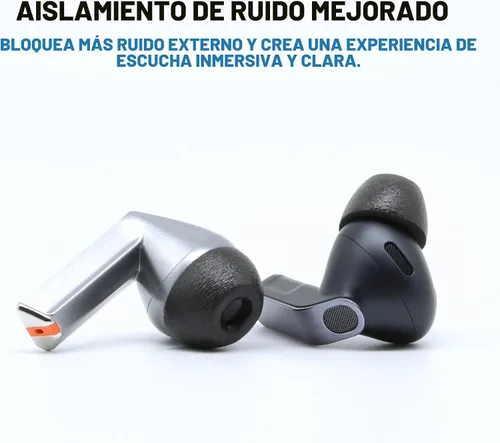 Vista 5 de Comply TrueGrip Puntas de recambio de espuma viscoelástica premium para auriculares Samsung Galaxy Buds3 Pro Comodidad mejorada, ajuste seguro