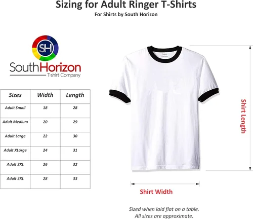 Vista 2 de South Horizon Vote for Pedro - Ringer T-Shirt