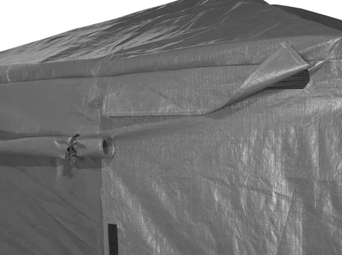 Vista 19 de Sojag Cubierta de invierno para cenadores, accesorio impermeable de 8 x 8 pies con puerta enrollable y paneles ventilados, almacenamiento al aire
