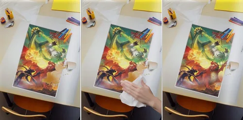 Vista 4 de Dungeons & Dragons: Honor Among Thieves - Fantasy Poster (Dragon Battle) (Size: 24" x 36") (Laminated Poster)