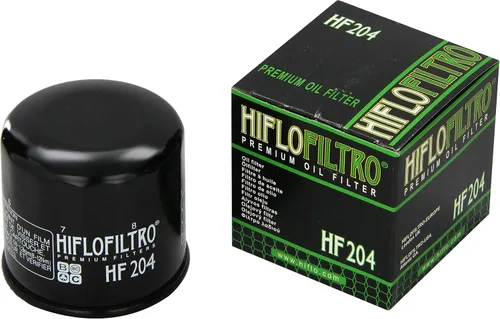 Vista 8 de HiFloFiltro HF204 Filtro de aceite estándar negro premium, individual (paquete de 2)