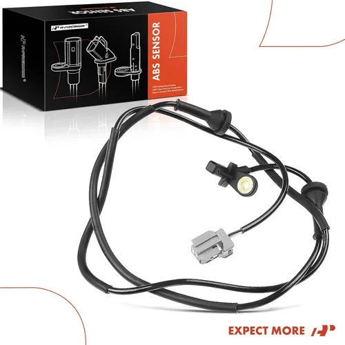 Vista 8 de A-Premium Sensor de velocidad de rueda ABS compatible con modelos Volvo - XC90 2003-2014 - Lado trasero izquierdo del conductor, reemplazo #