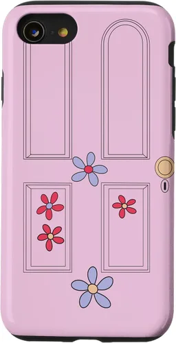 Vista 18 de Disney and Pixar's Monsters, Inc. Boo Door - Carcasa para iPhone 17, color lila