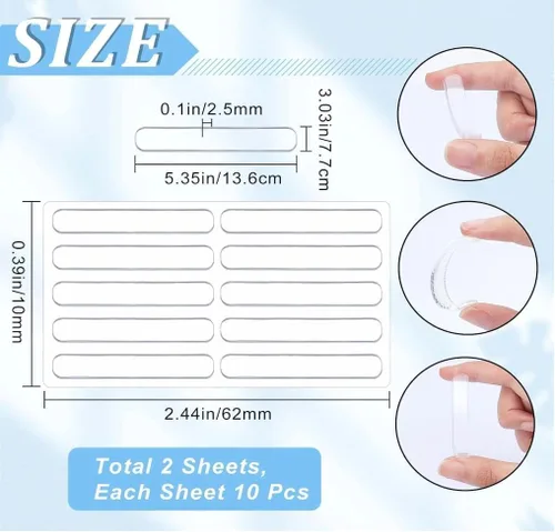 Vista 2 de Protector de pared para pomo de puerta lavable y reutilizable, redondo, transparente, de silicona, brillante, para pomos de puerta, cabecera, puerta