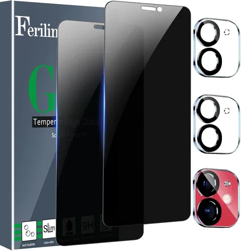 Vista 29 de Ferilinso Protector de pantalla de privacidad para Samsung Galaxy Z Flip 6 / Z Flip 7 FE [compatible con funda de teléfono], película