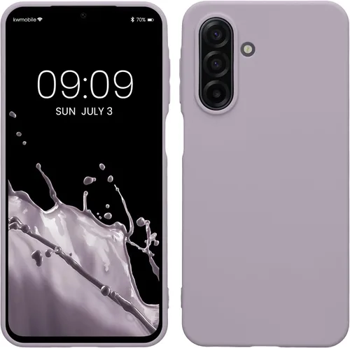Vista 253 de kwmobile Funda compatible con Samsung Galaxy A12 - Funda protectora de silicona TPU suave y delgada - Azul Báltico