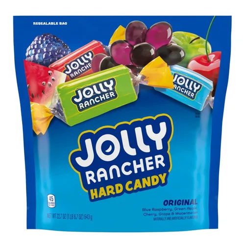 Vista 3 de JOLLY RANCHER Bolsa de dulces duros con sabor a fruta original, 22.7 onzas