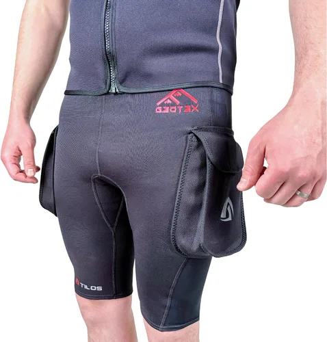 Vista 2 de Tilos Traje de neopreno con bolsillos - Neopreno de 0.039 in: buceo, buceo, esnórquel, surf y muchos más