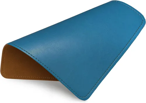 Vista 14 de Alfombrilla para mouse, alfombrilla de mouse de poliuretano, alfombrilla de mouse de cuero con borde cosido base de microfibra con antideslizante